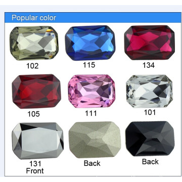2015 colores de las noticias octágono imitación cristal lujo piedra